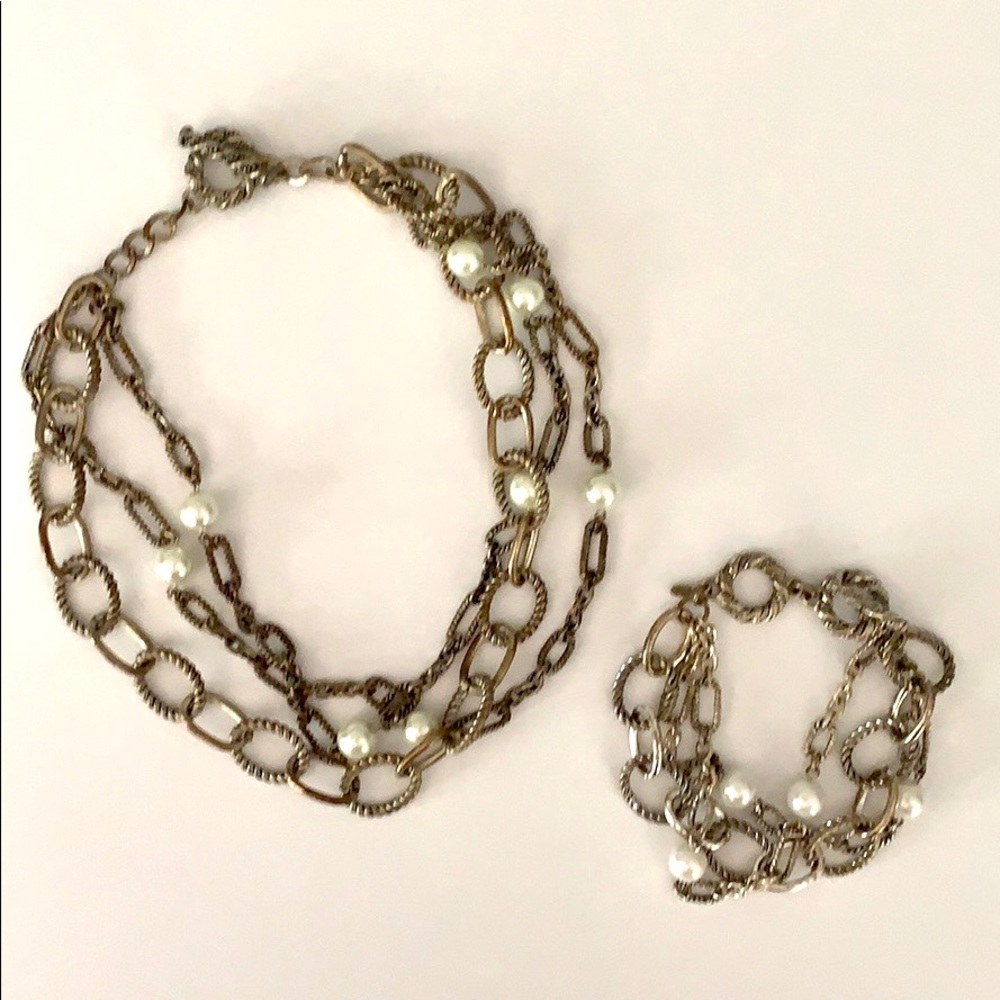 Premier Designs Necklace and Bracelet Set